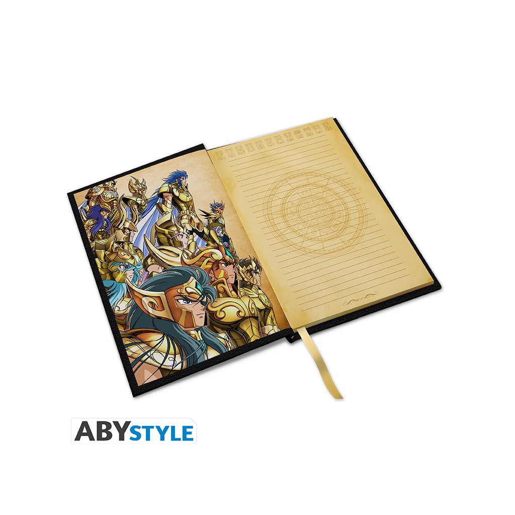 Saint Seiya - Cahier A5 Premium Armures d'Or