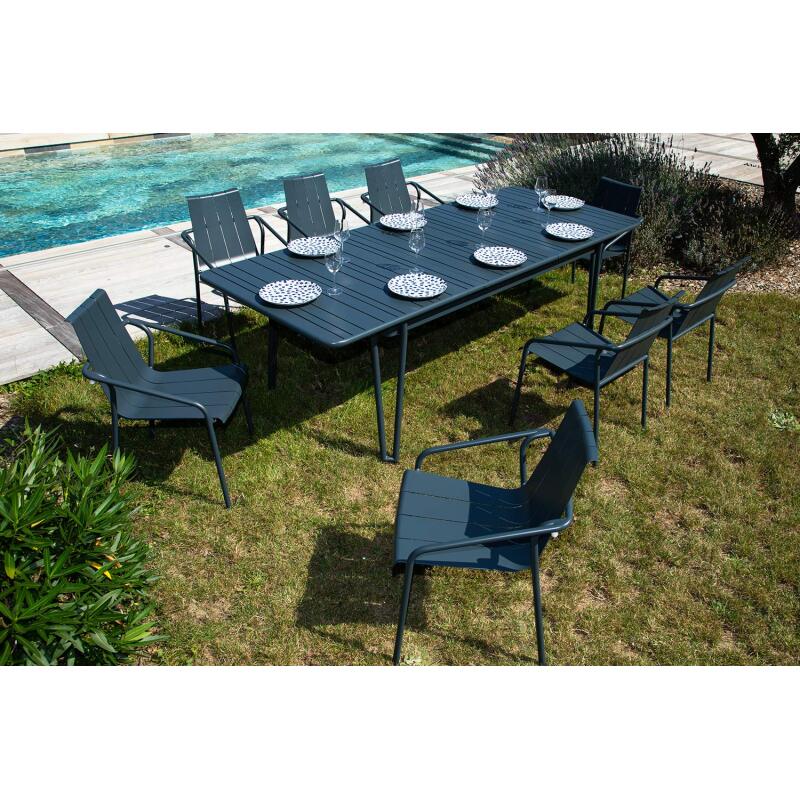 Table de jardin extensible OUDON - aluminium