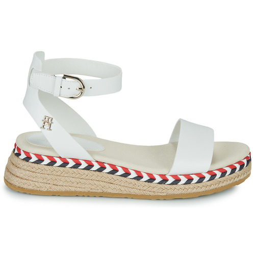 Tommy Hilfiger - LOW WEDGE SANDAL Blanco