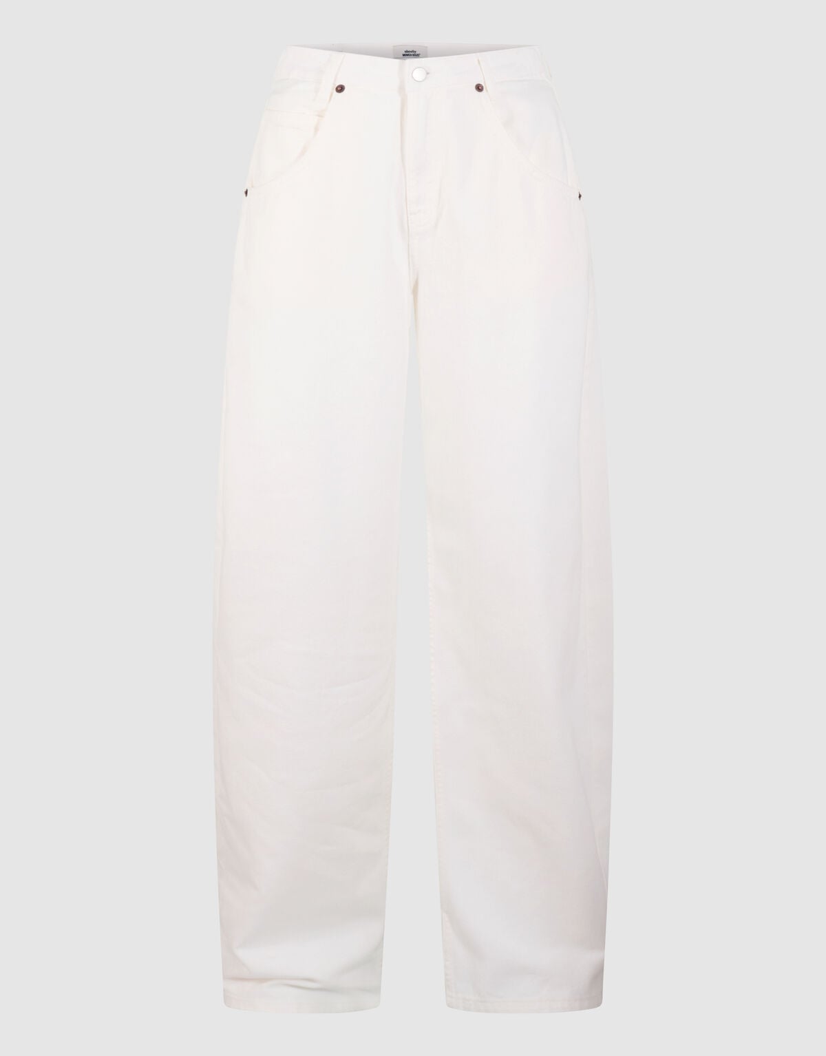Baggy Fit Jeans Wit By Monica