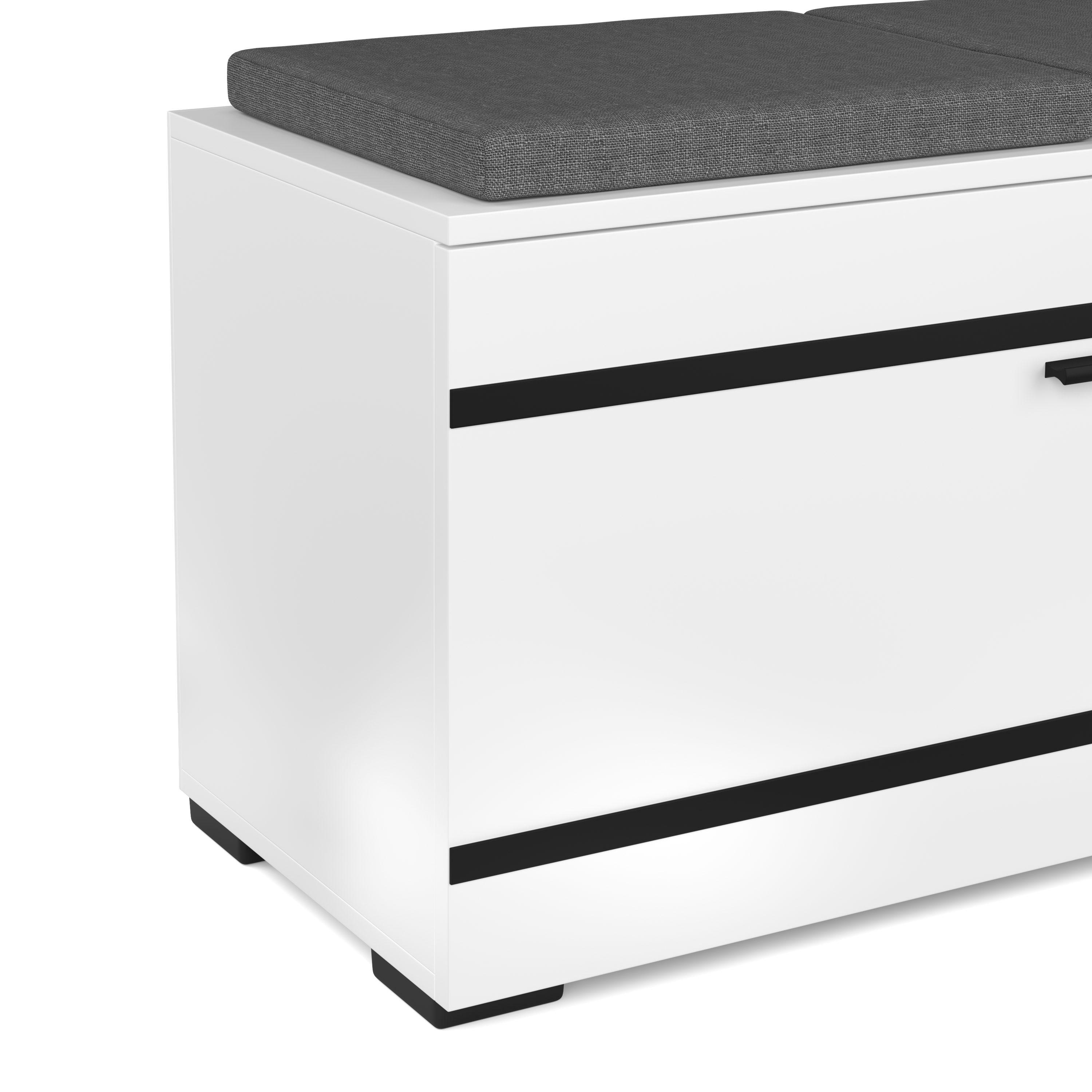Garderobe Set OPAL 2-teilig weiss