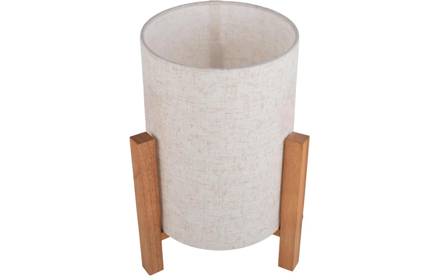 Tischleuchte «Matilda» 32 cmTischlampe aus Holz und Textil