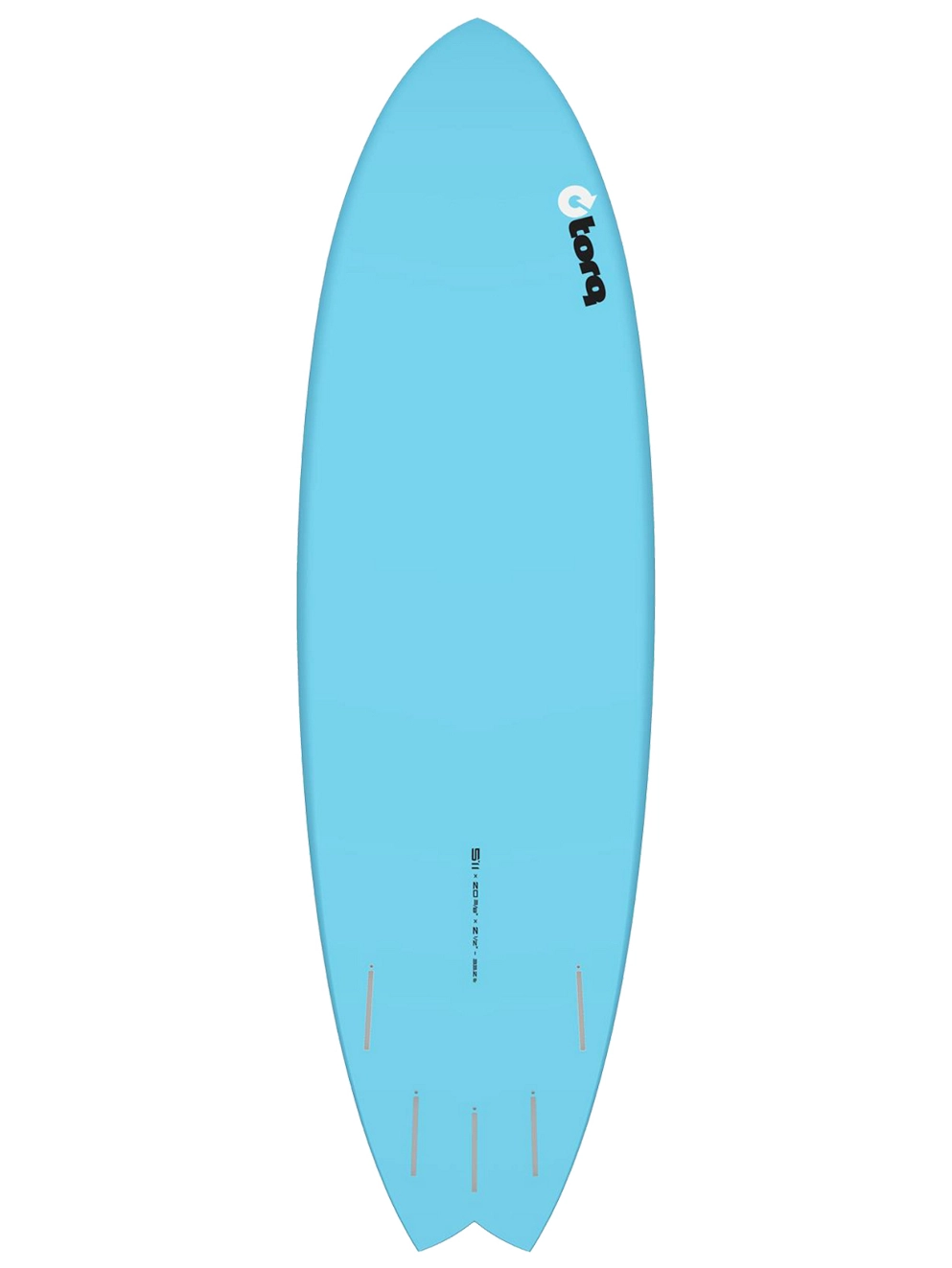 Torq Epoxy Tet Fish 5'11 Surfboard blue