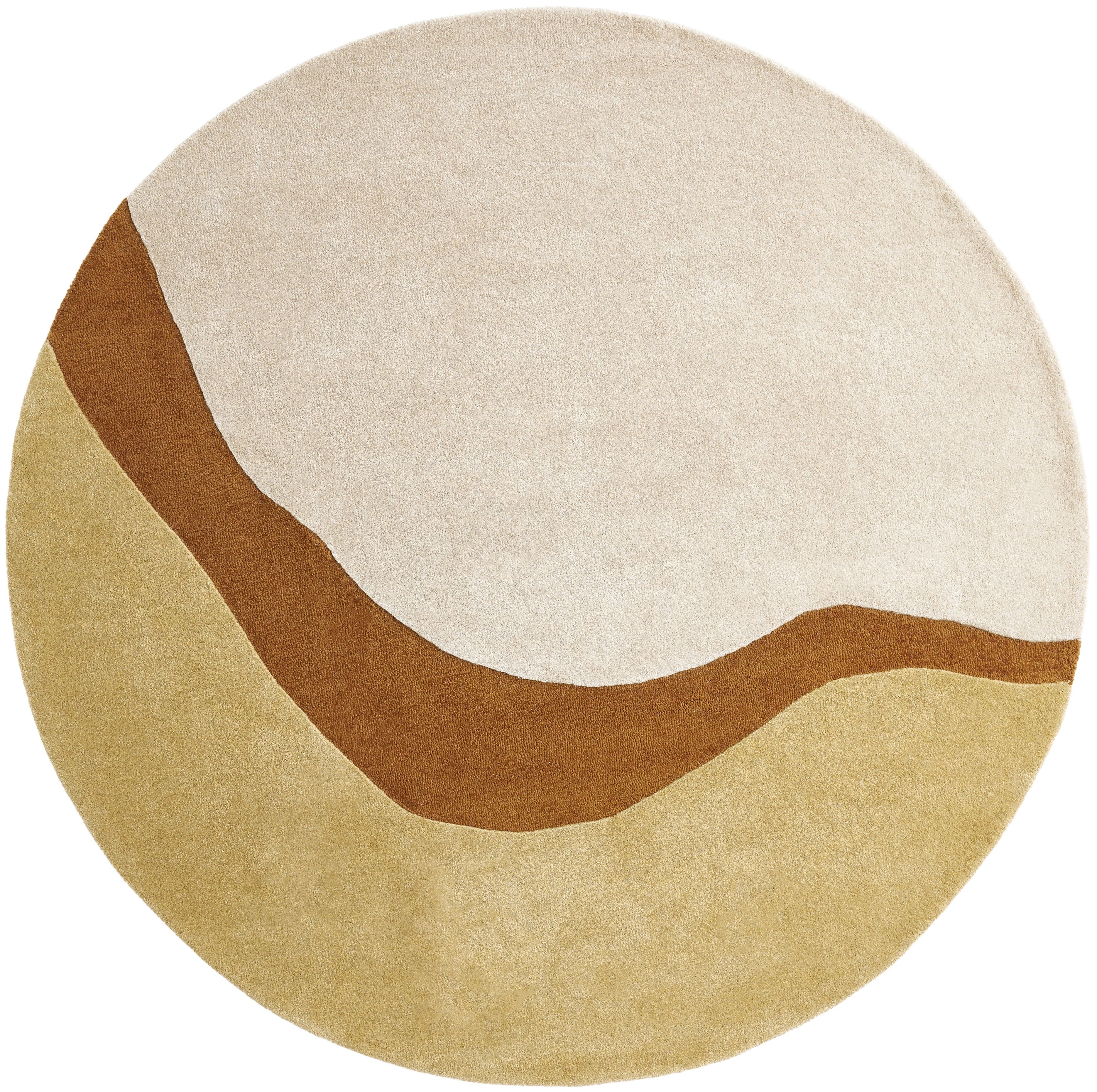 Vloerkleed 510 Gold Organix  | Brinker⌀200  cm