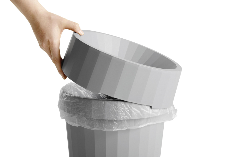 Hay Shade bin prullenbak grey