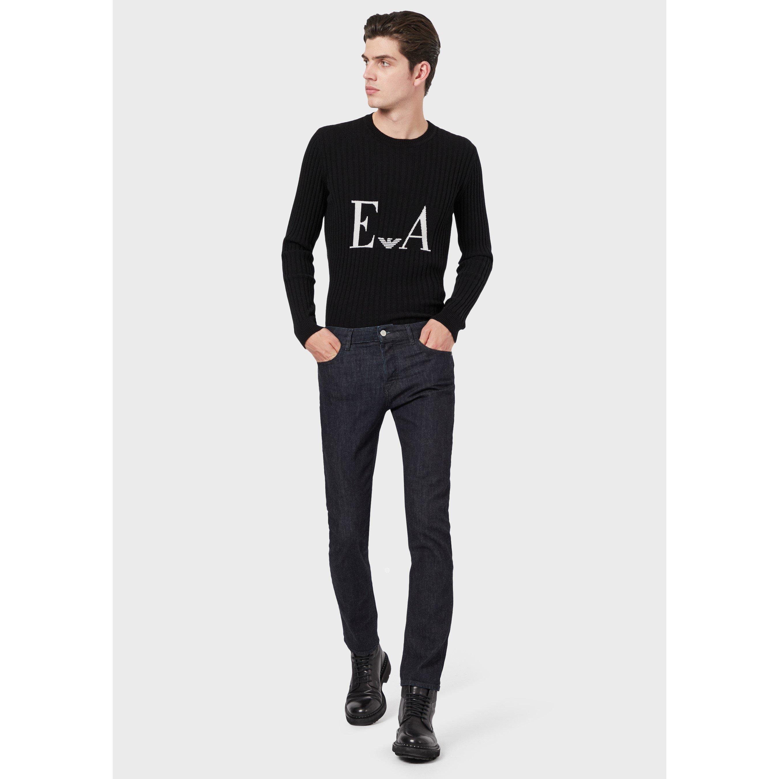 Emporio Armani Crew Neck Knit Jumper
