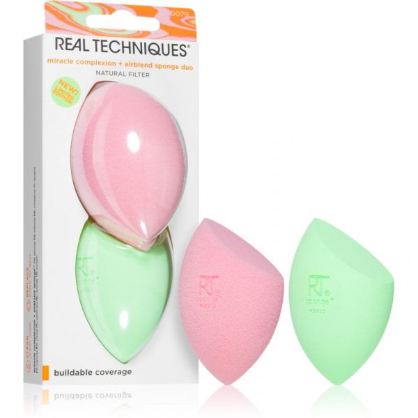 Real Techniques Orange Crush Esponjas para Rosto