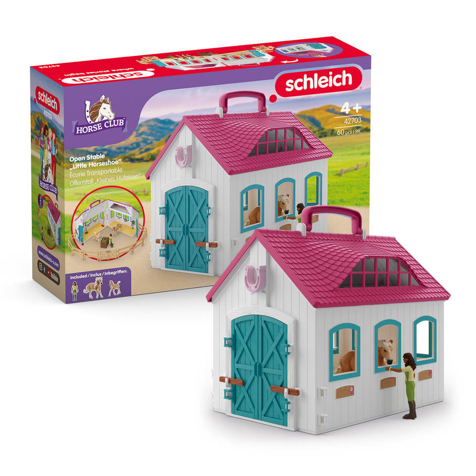 schleich HORSE CLUB open stal 42703