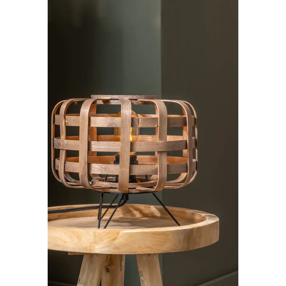 Tafellamp Caïro - bruin - 24xØ25 cm