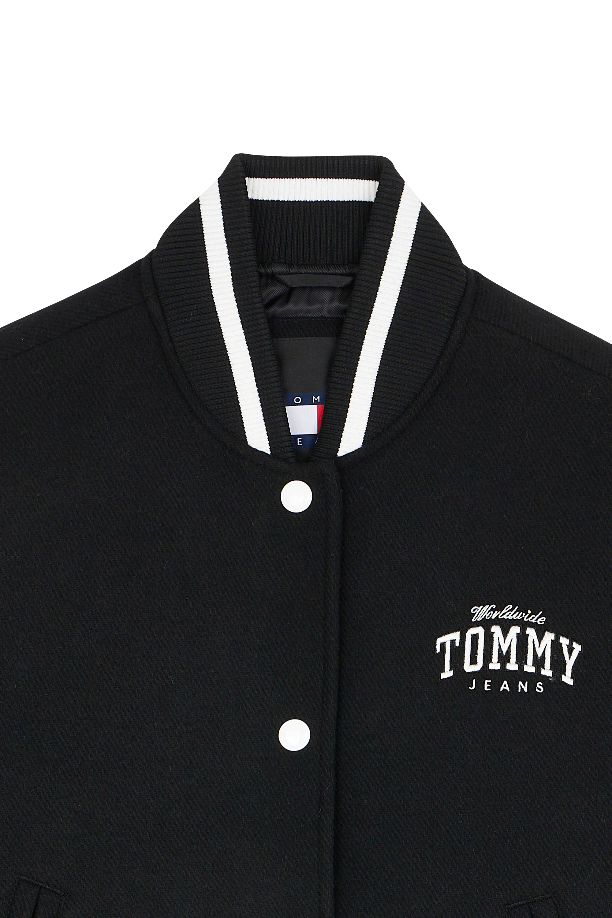 TOMMY JEANS Bomber TJW CRP WOOL VARSITY Noir