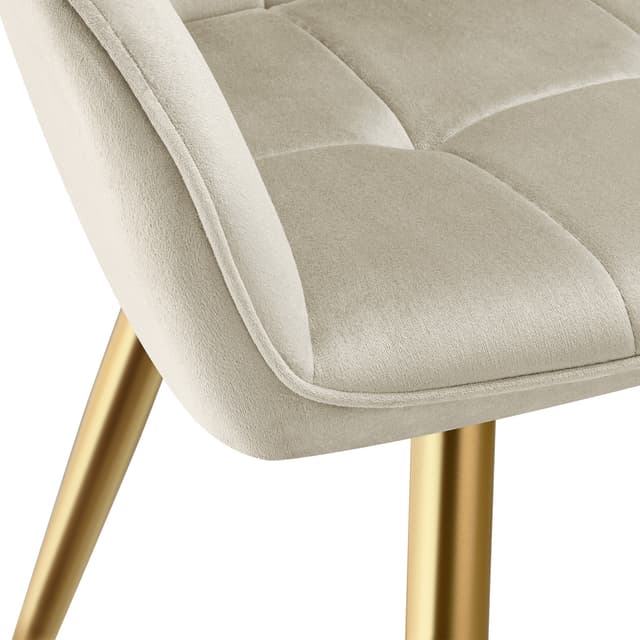 Stol Marilyn, velour, quiltet