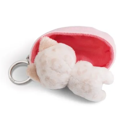 NICI Schlüsselanhänger Sleeping Pets Katze Leoprint, 8 cm