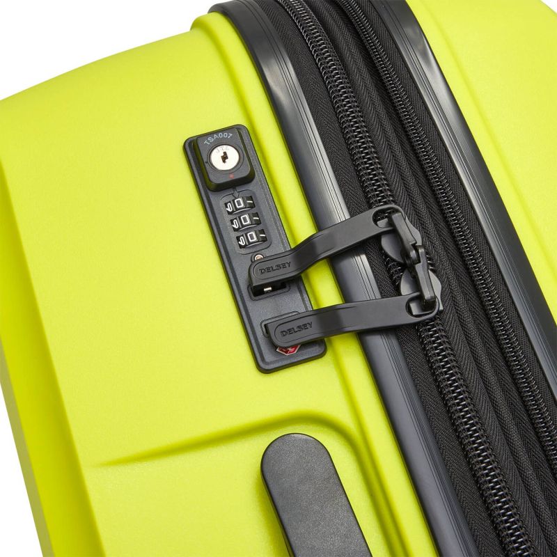 Valise rigide Belmont plus Extensible 76 cm Matière Recyclée Vert Chartreuse