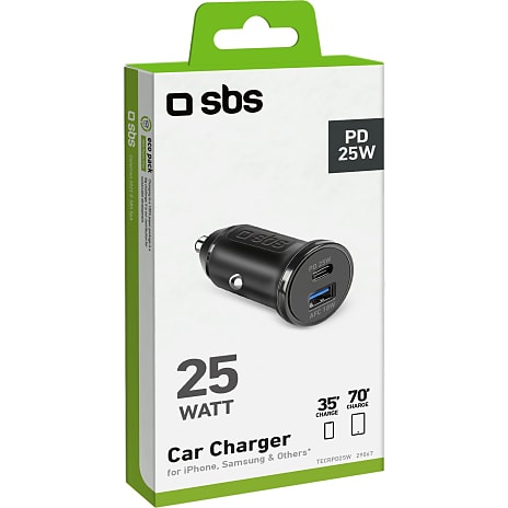 SBS billader PD 25W - sort
