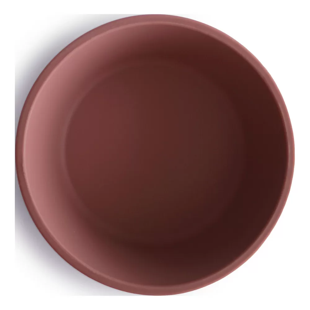 Mushie Silikone Skål Woodchuck - 1 stk.