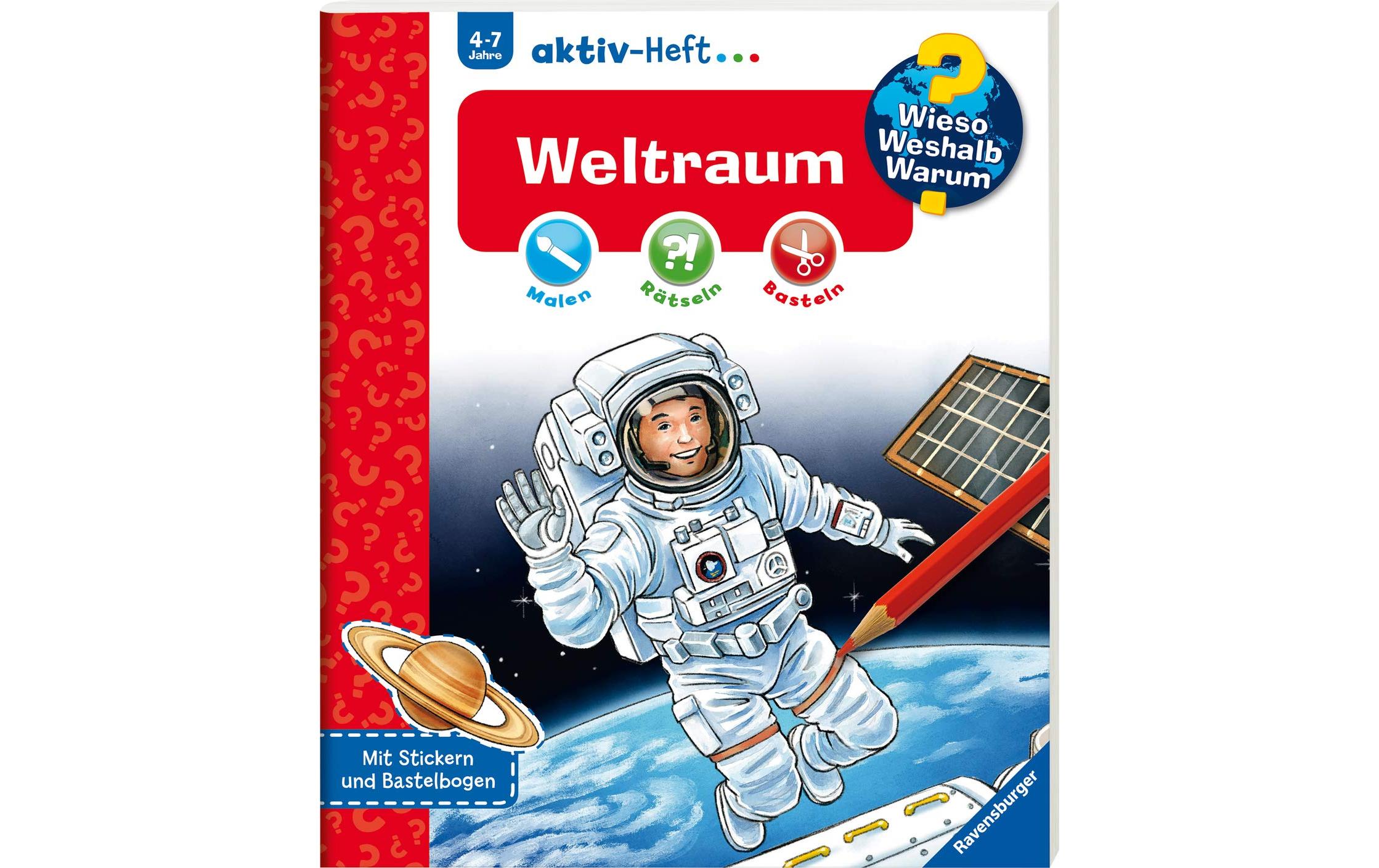 Kinder-Sachbuch WWW Aktiv-Heft WeltraumKinder-Sachbuch