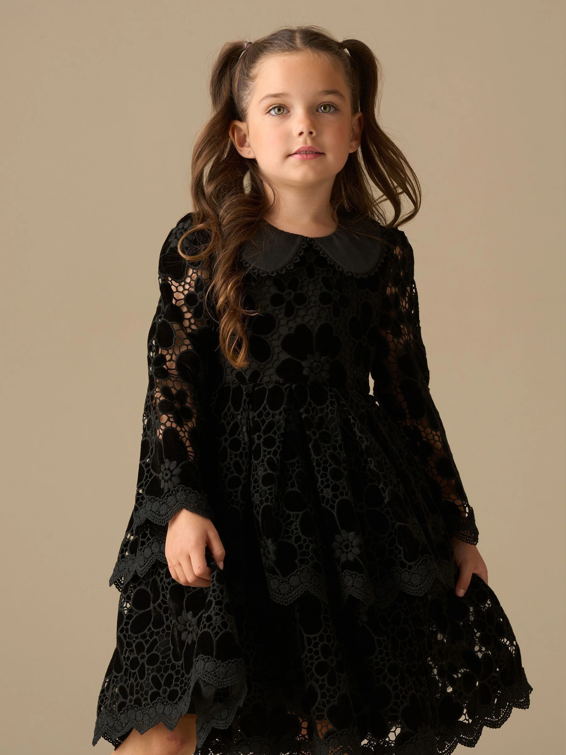 Angel & Rocket Mavea Velvet Lace Dress