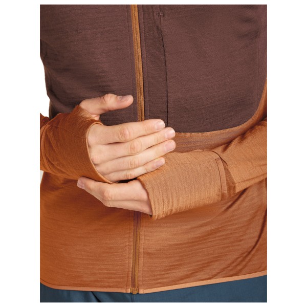 Icebreaker - Merino 200 Realfleece Descender L/S Zip Hoodie - Pull polaire