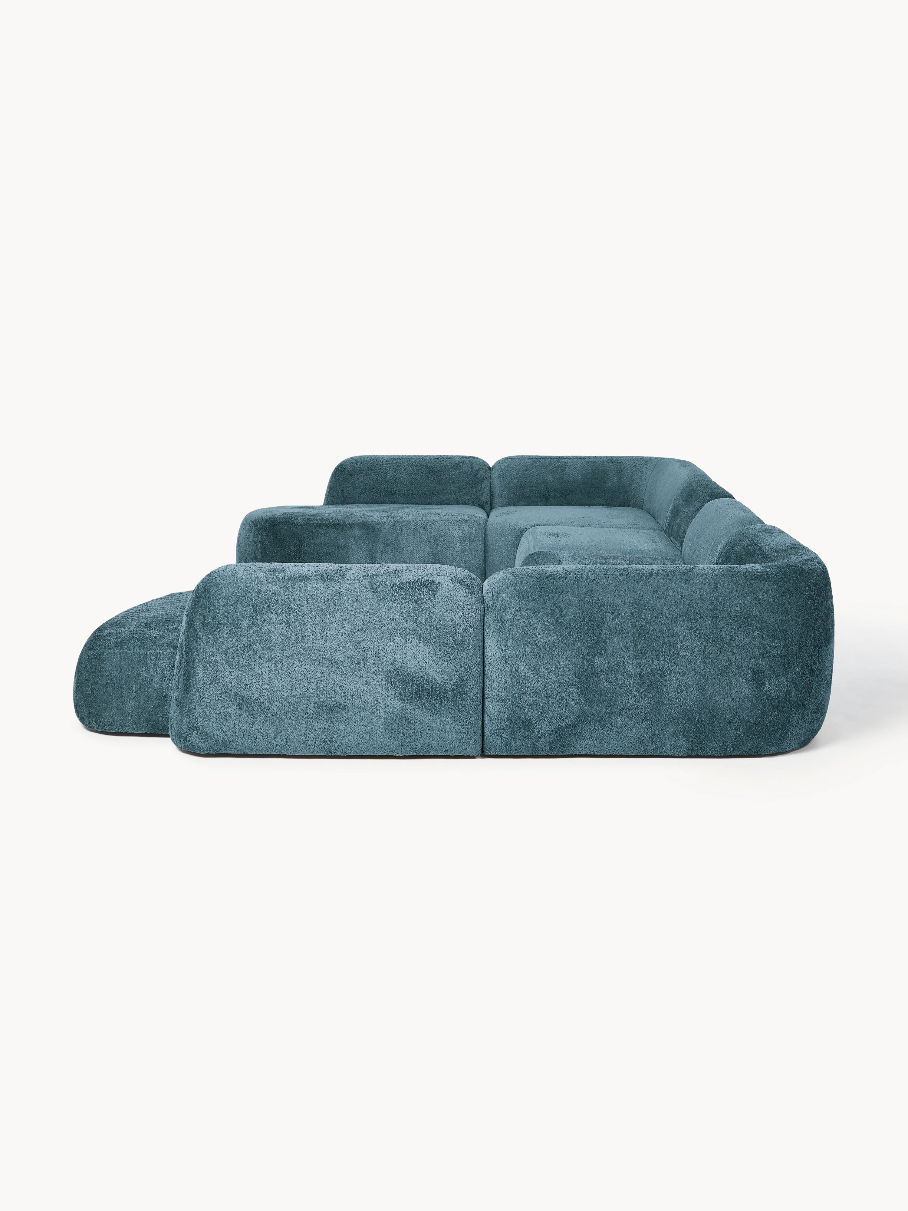 XL modulaire teddy bouclé bank Wolke