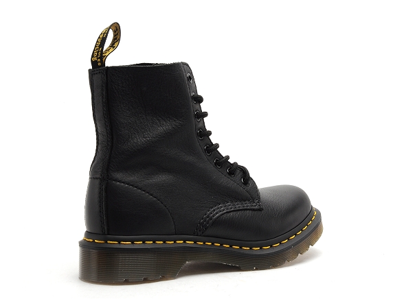 Dr martens boots bottine plates femme pascal virginia noir