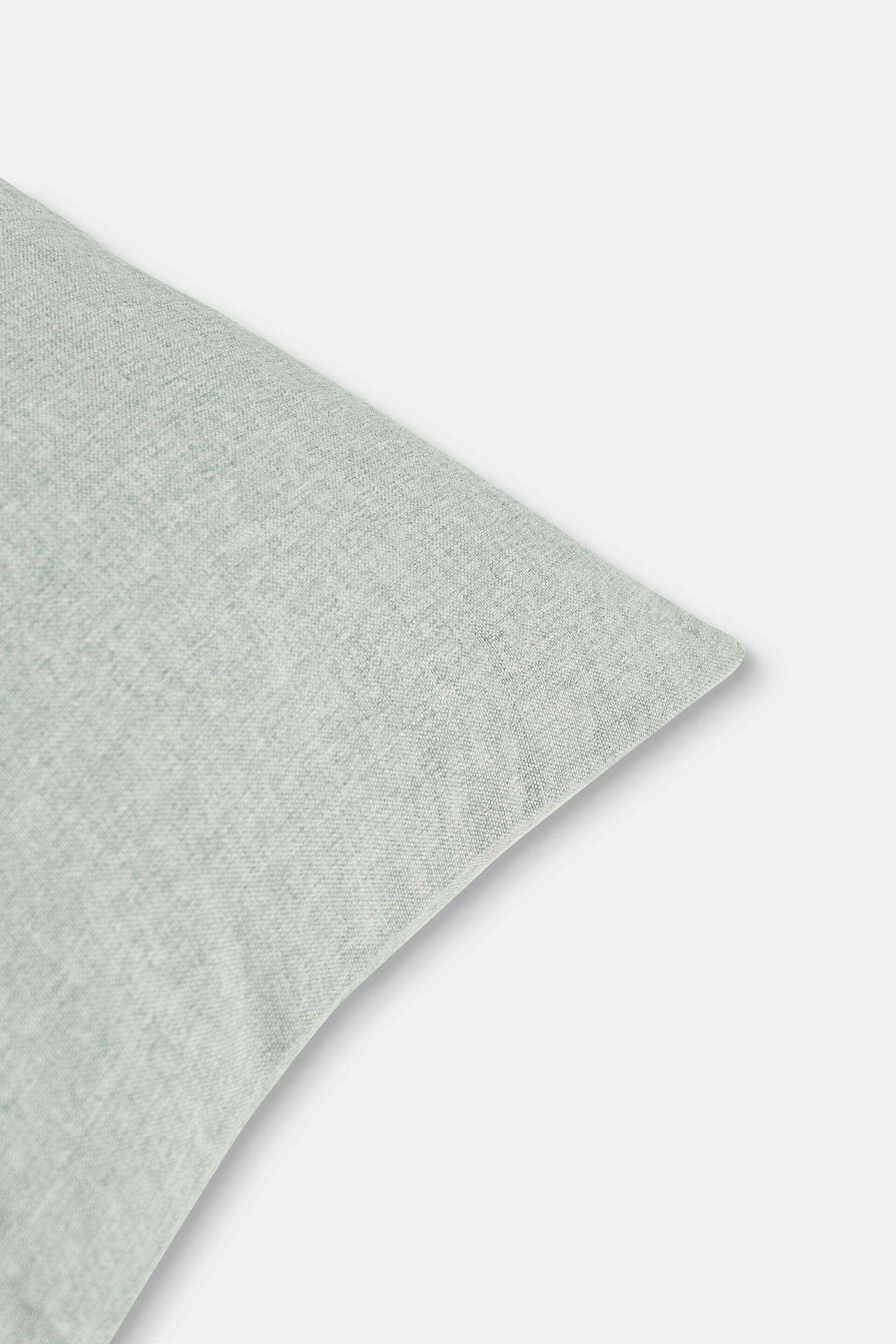 Housse de coussin en mélange de matières à teneur en micro velours