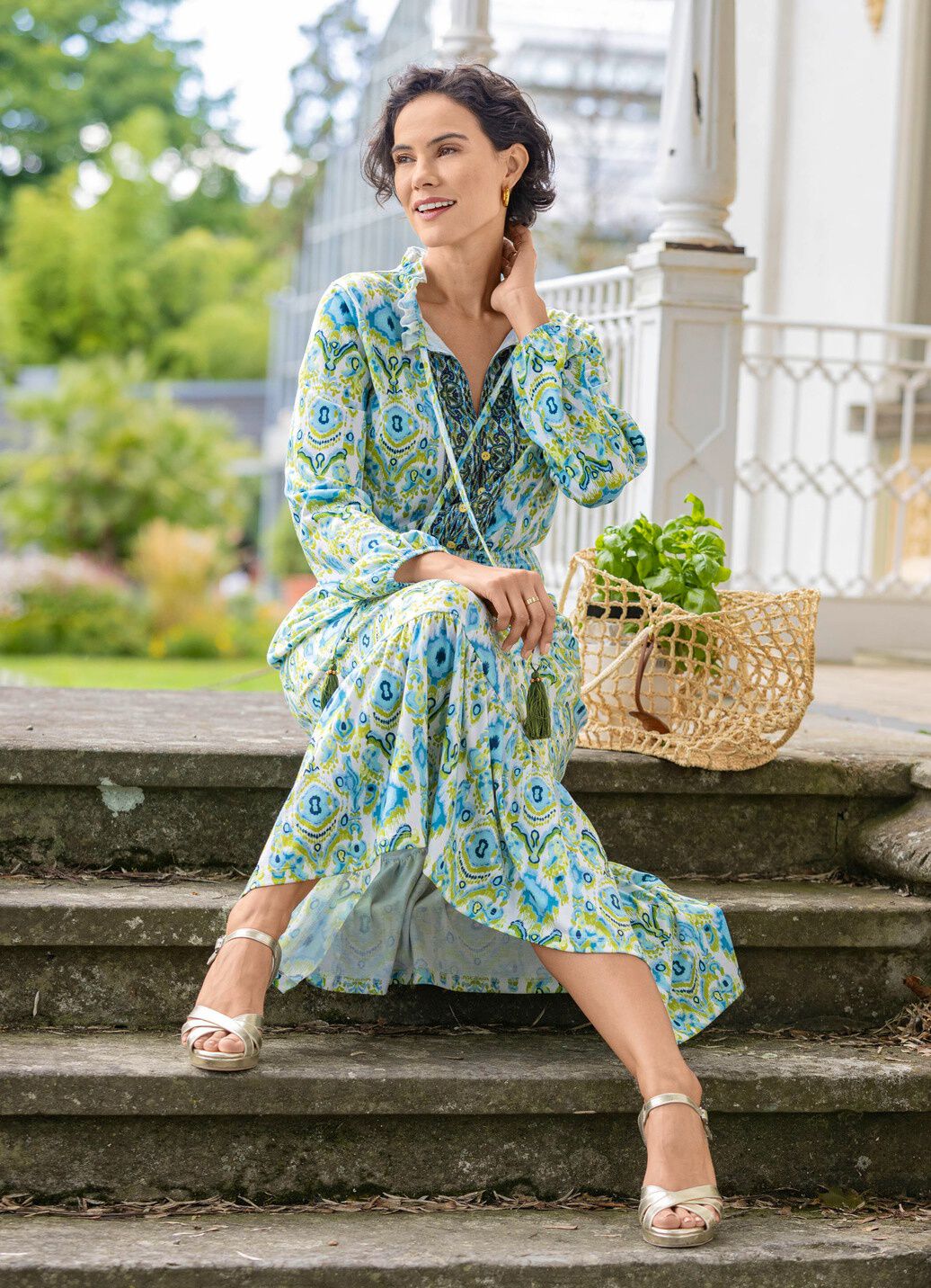 Kleid in Schlupfform