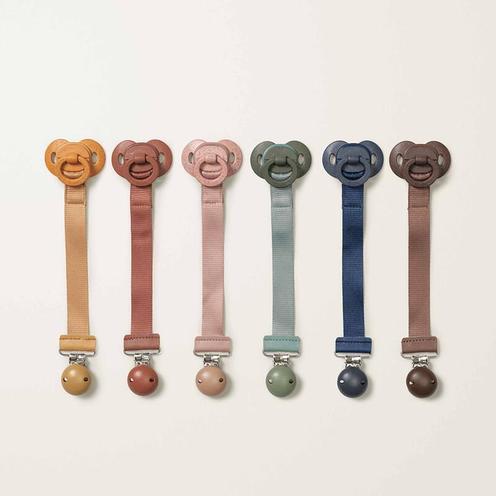 Attache-tétine en bois Faded Pink - ELODIE DETAILS