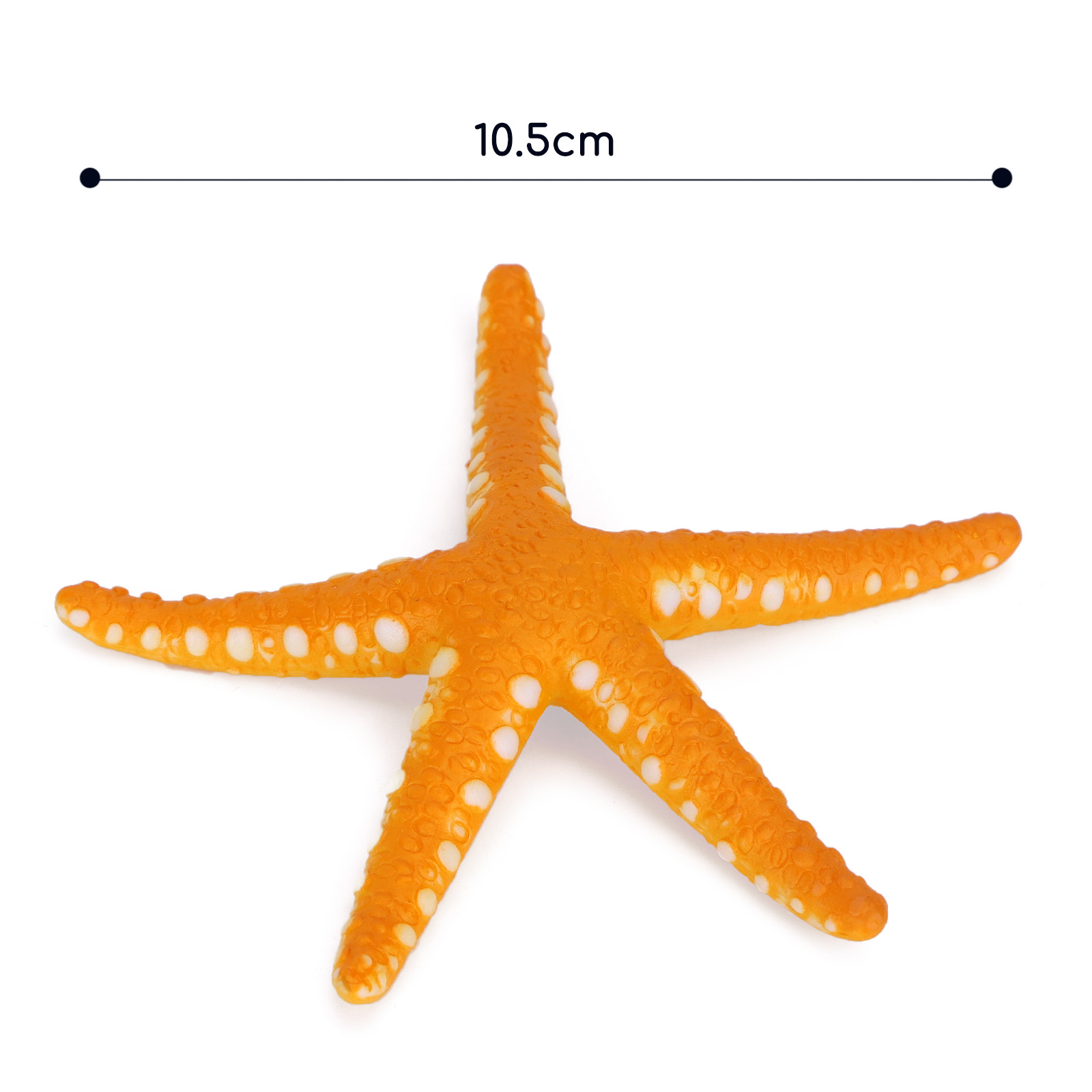 Nobleza - Conjunto de 3 Enfeites para Aquário, Estrelas-do-mar Artificiais, Decoração para Aquário, Estrelas-do-mar Fluorescentes | Borracha Ecológica, Não Altera os Parâmetros da Água