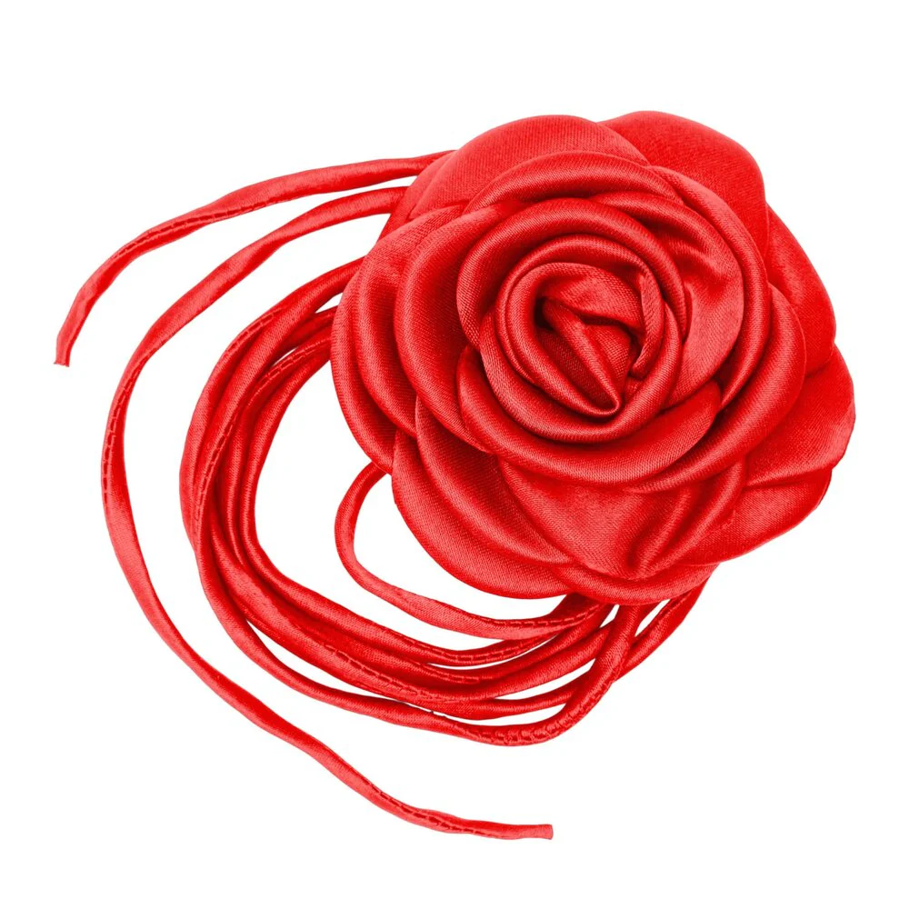 Pico  Satin Rose String - Bright Red