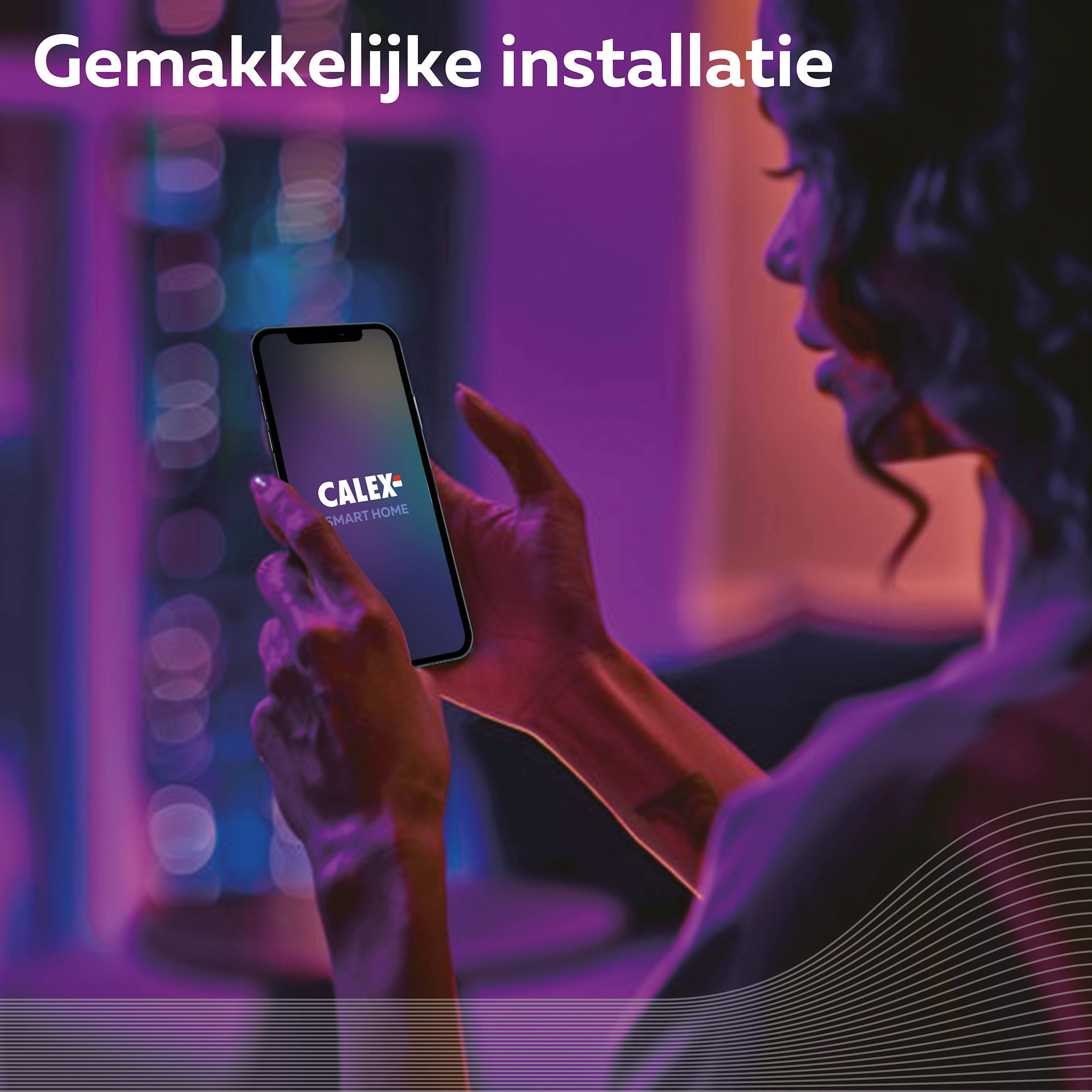 Calex Smart Neon LED Strip - 3M - RGBIC (IP44)