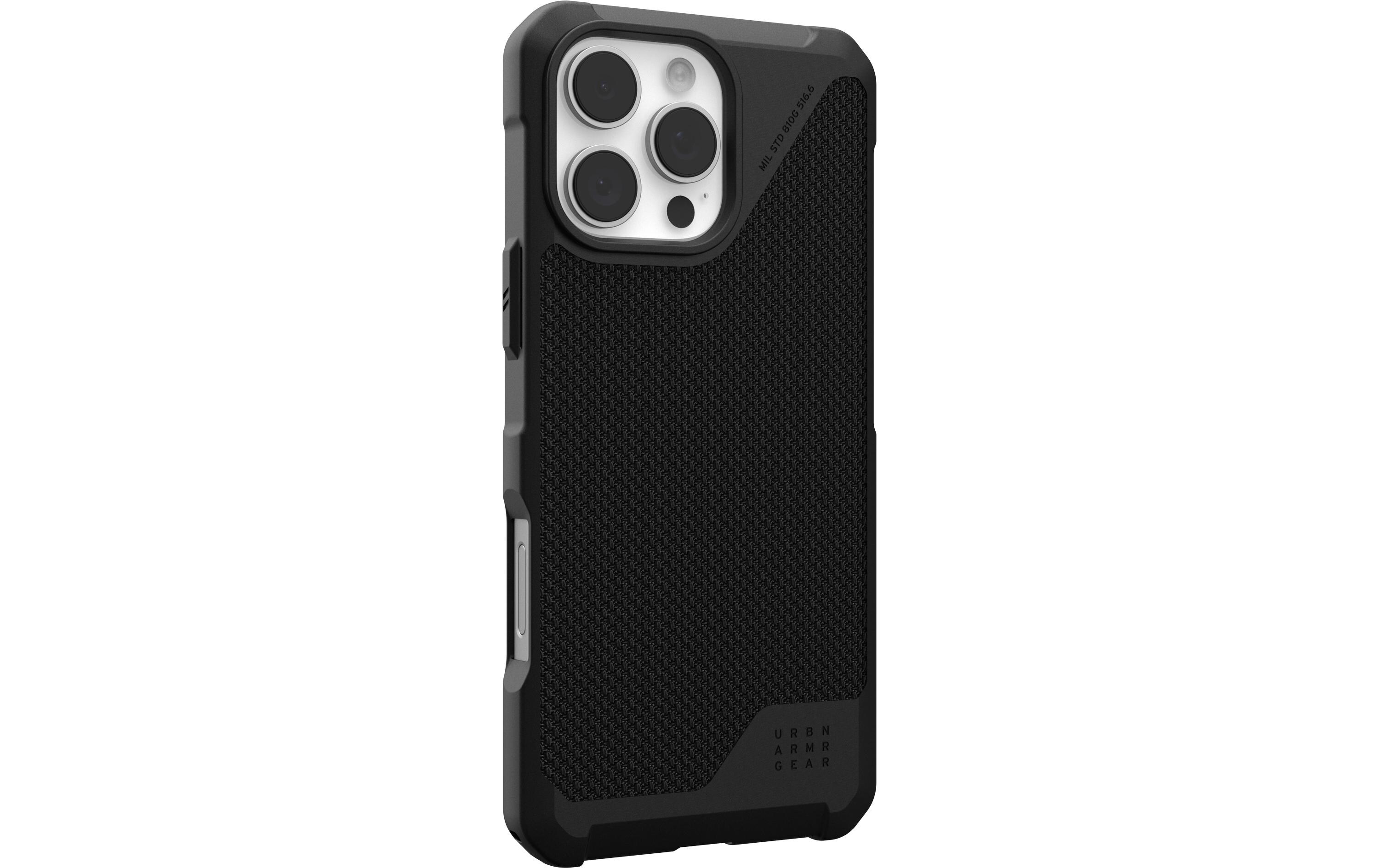 Back Cover Metropolis LT iPhone 16 Pro Max Kevlar BlackSchutzhülle für das Apple iPhone 16 Pro Max