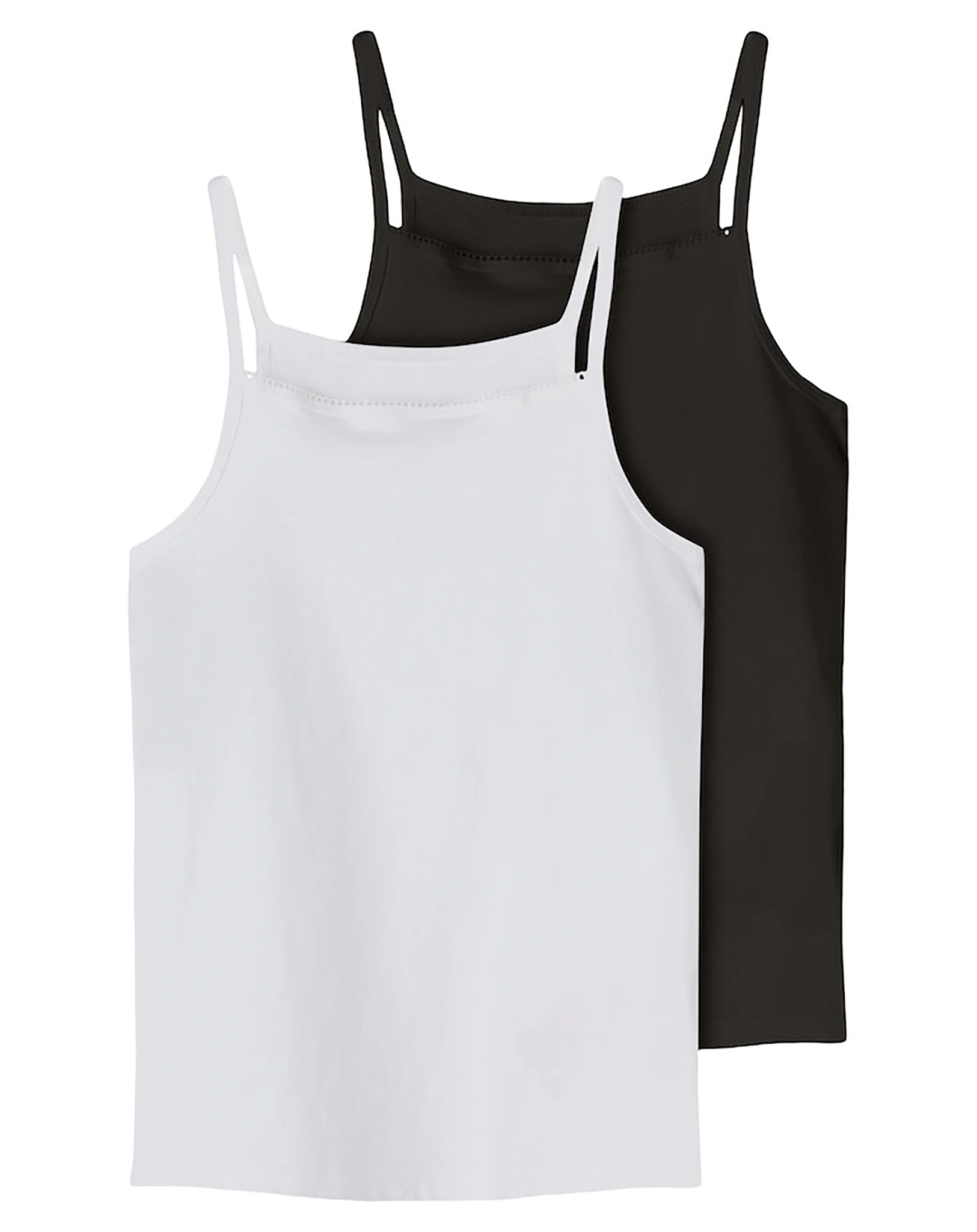 Trägertop NKFSTRAP 2er-Pack in black/white