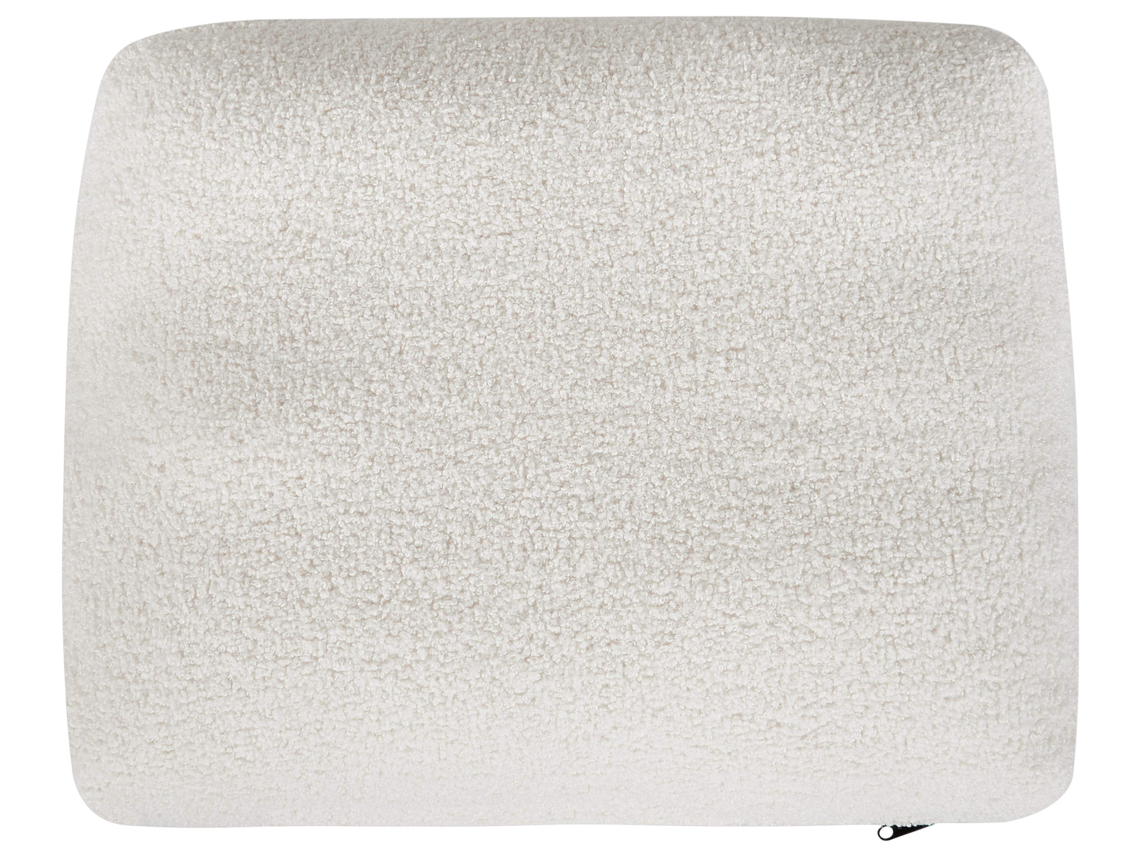 Linkszijdige chaise longue ARTHEZE Bouclé Gebroken wit