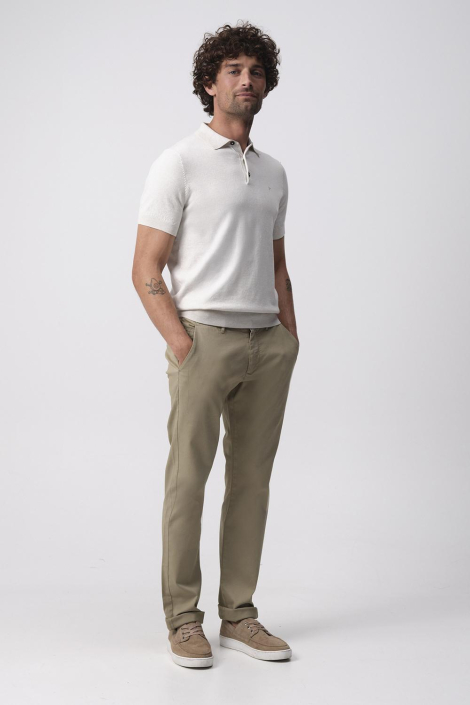 Campbell grijze heren polo