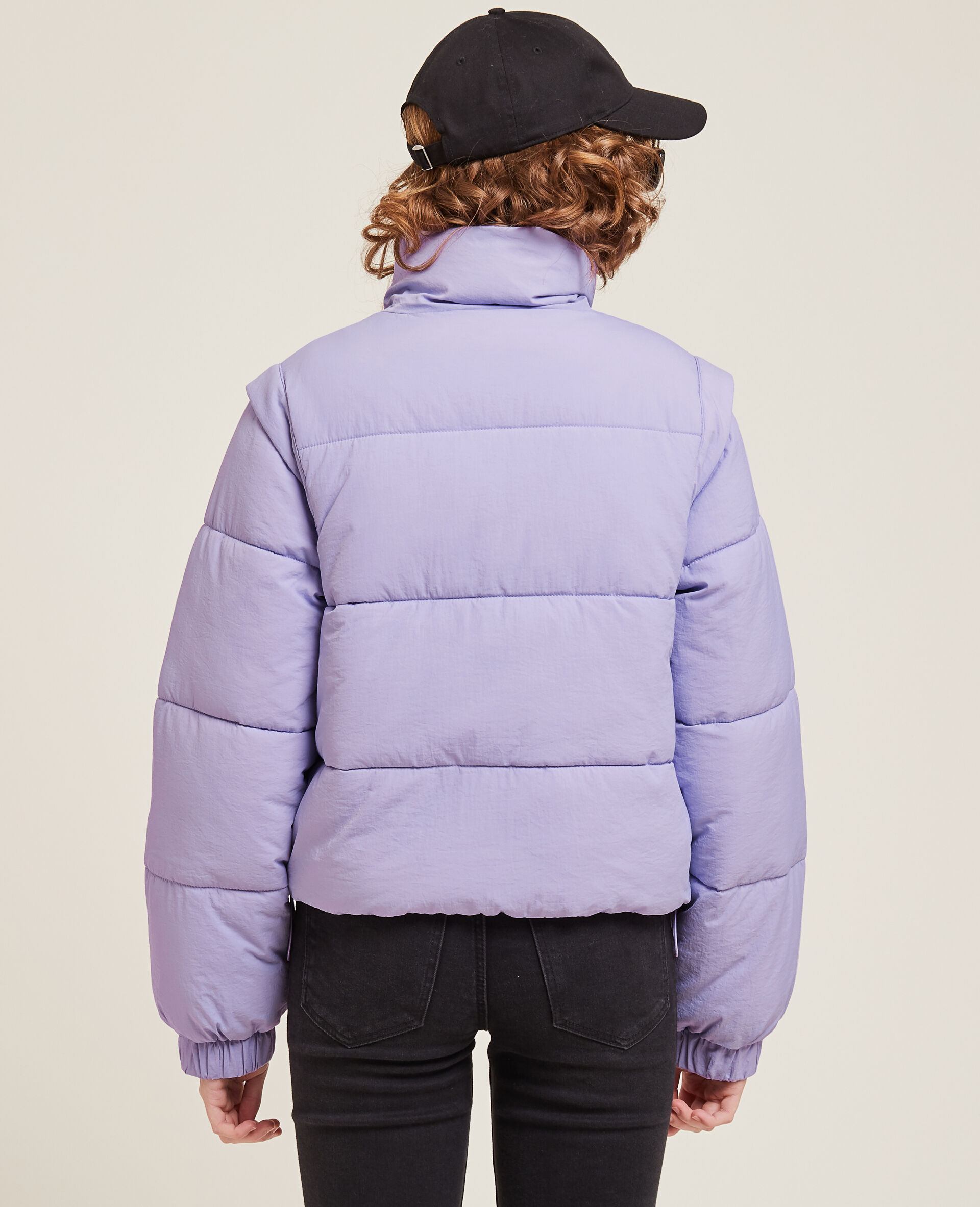 Doudoune courte - Violet