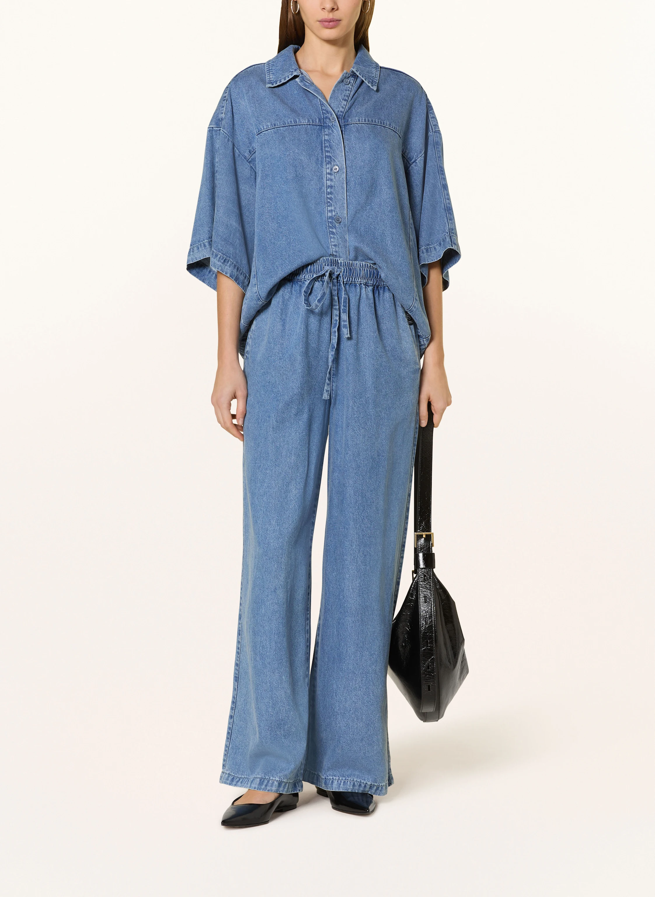 ELIAS RUMELIS Hemdbluse HILLI in Jeansoptik