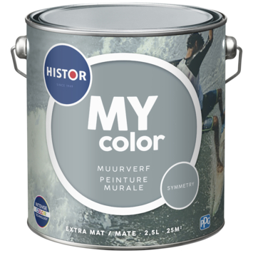 Histor My Color muurverf extra mat symmetry 2,5 liter