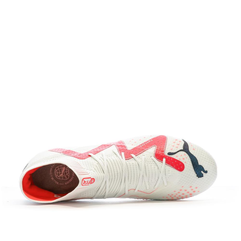 Puma Chaussures de foot Blanc/Rose Homme Puma Future Ultimate FG