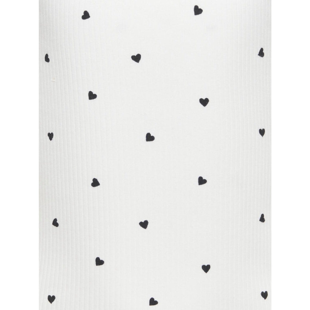Køb kids ONLY Cloud Dancer Black Hearts Kogbella Life Strop Top Jrs