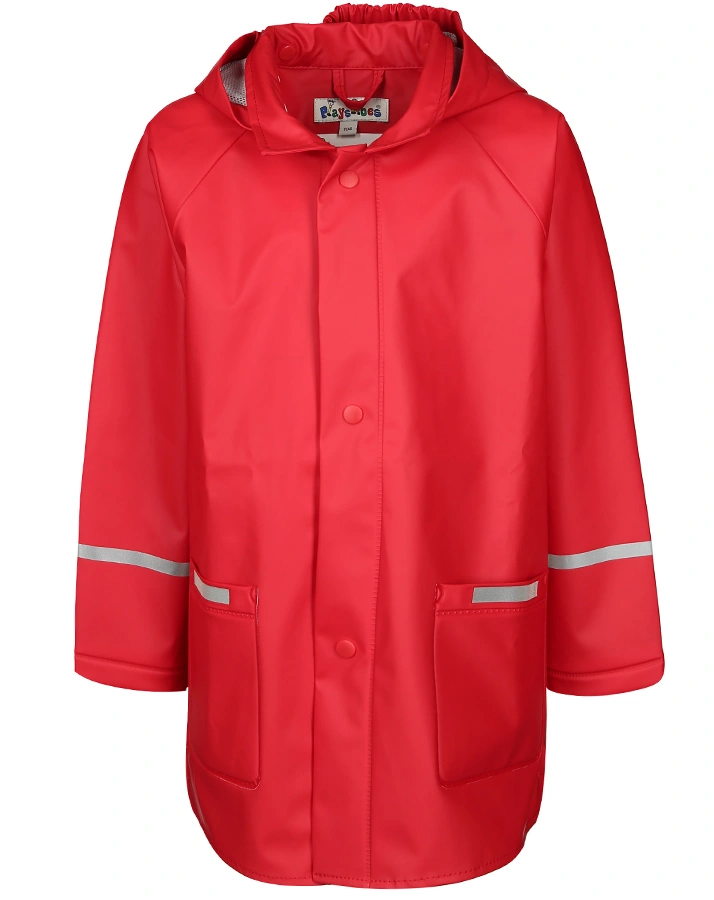 Regenjacke BASIC in rot (Größe: 140)