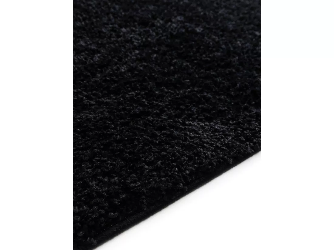 Tapis à poils longs Soho Noir 200x200 cm