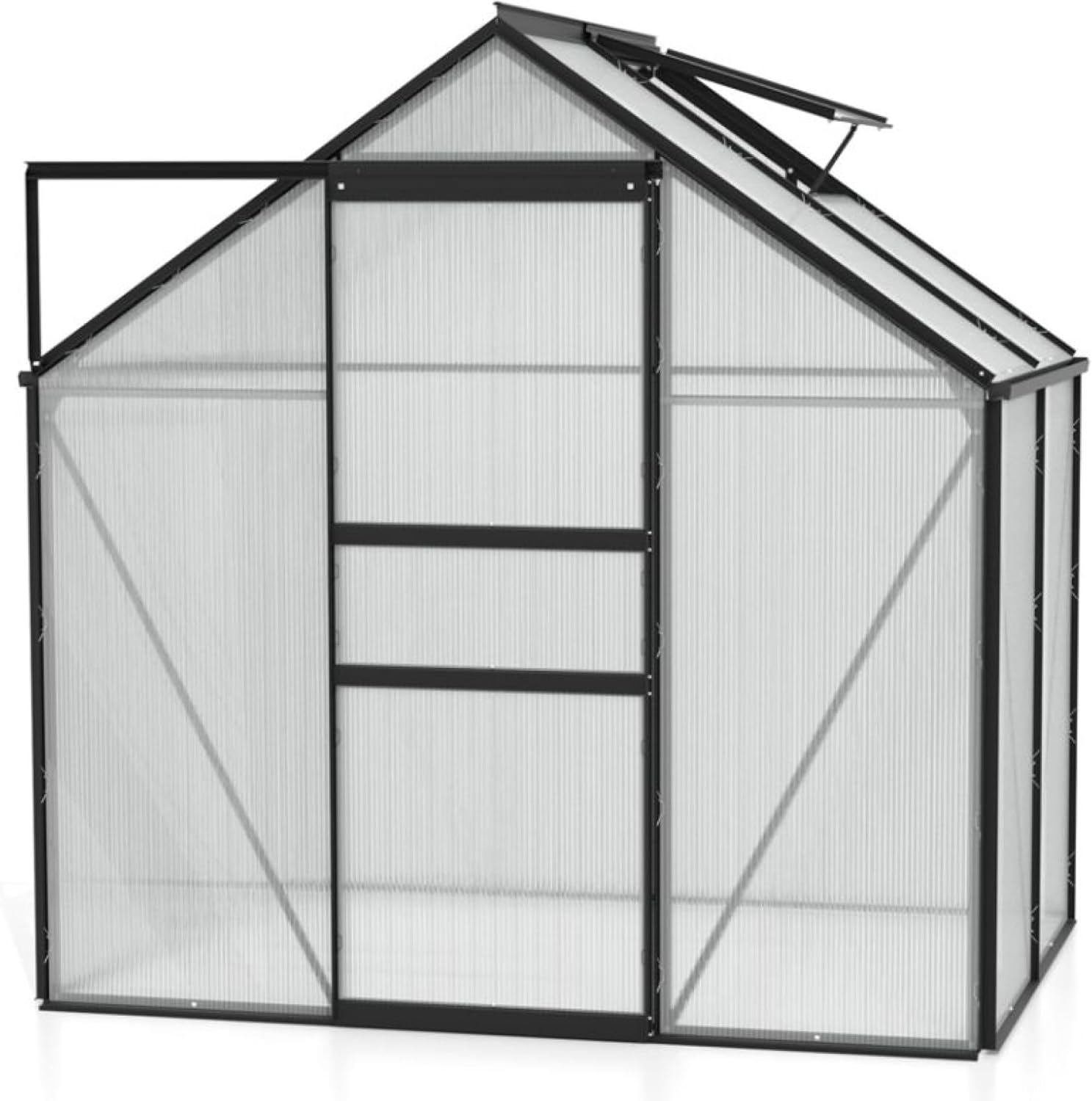 Vitavia Gewächshaus Venus 2500, HKP 4mm, schwarz
