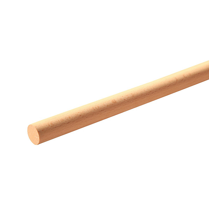 Tourillon hêtre lisse ø18 mm L.1 m