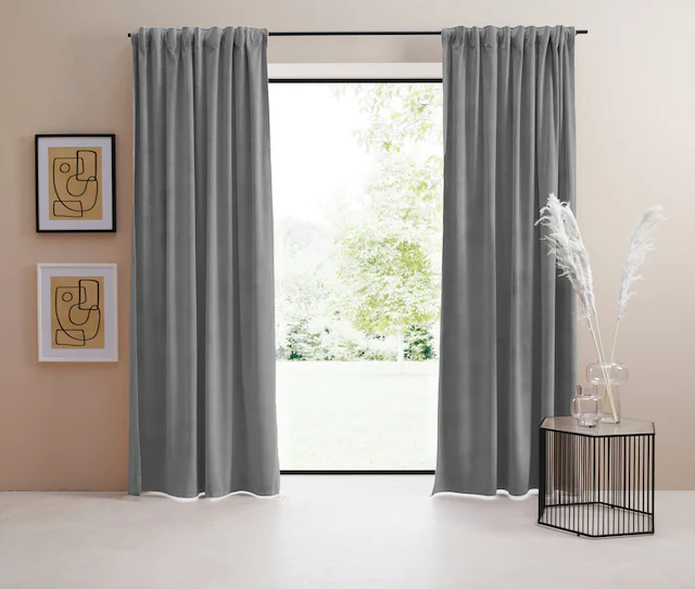 LeGer Home by Lena Gercke Vorhang »Samt Ladina« Multifunktionsband 1 Stk. tlg. blickdicht, gewebt, verschiedene Grössen, Bestseller