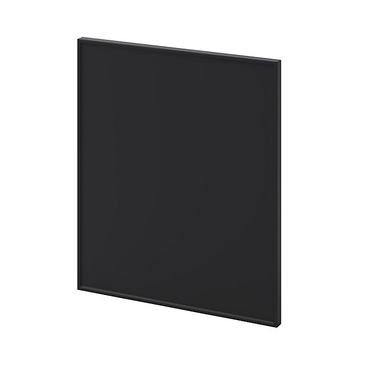 Porte de meuble de cuisine Pasilla noir mat l. 45 cm x H. 60 cm GoodHome