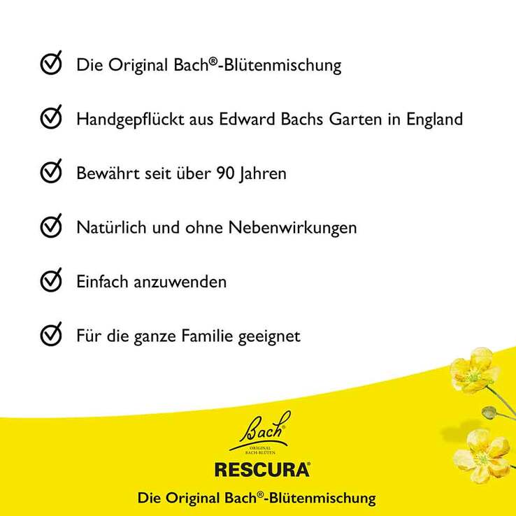 Bachblüten Original Rescura Night Pastillen schwarze Johannisbeere, 50 g