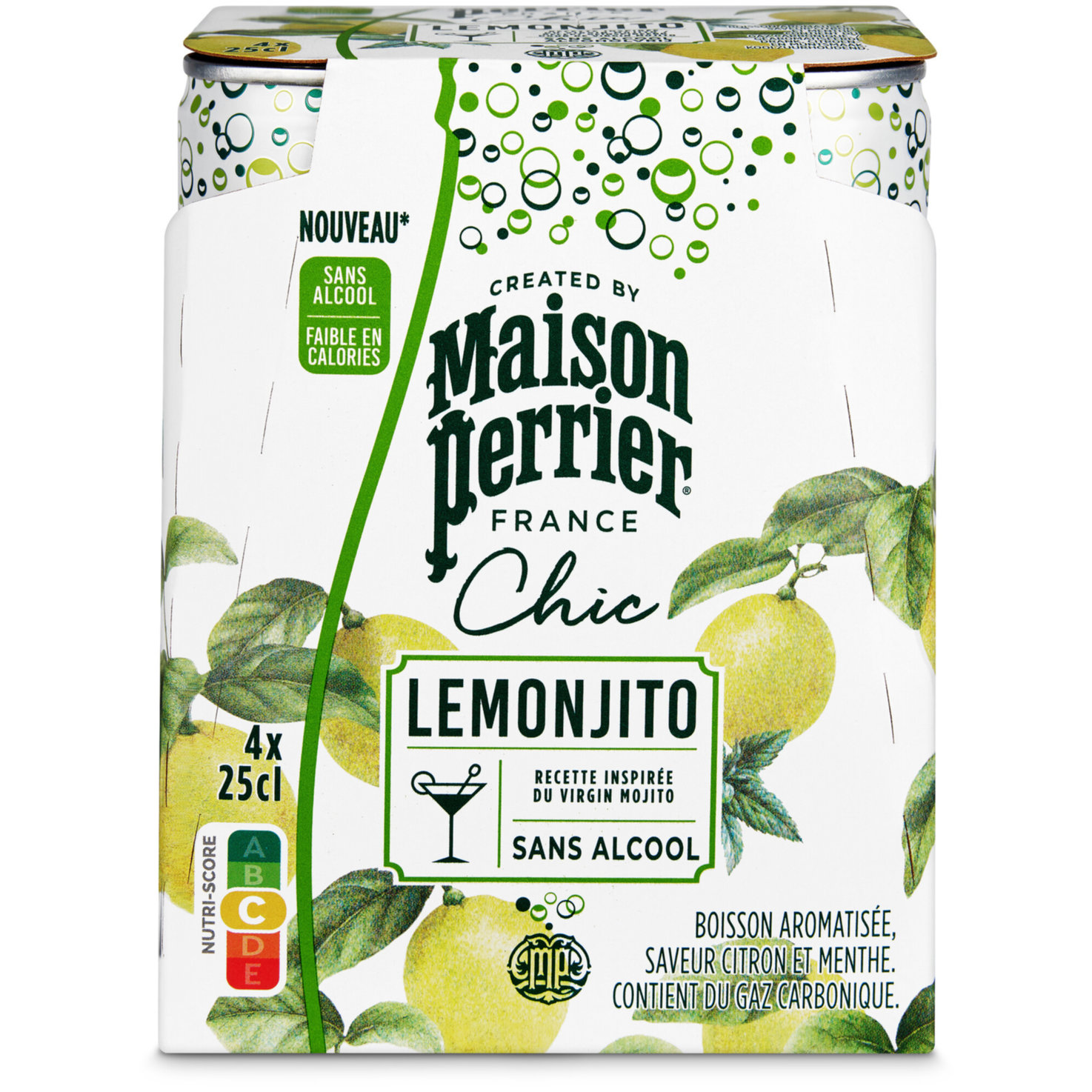Perrier Chic Lemonjito 4x25cl -100cl