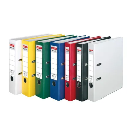Herlitz Ordner PP A4 8cm FSC-Mix maXfile protect weiß
