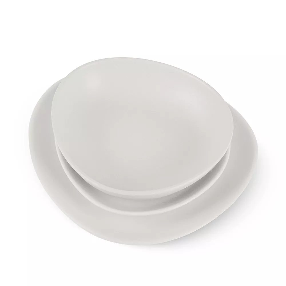 Berlinger Haus 18-teiliges Tellerset Oval Sahara Collection