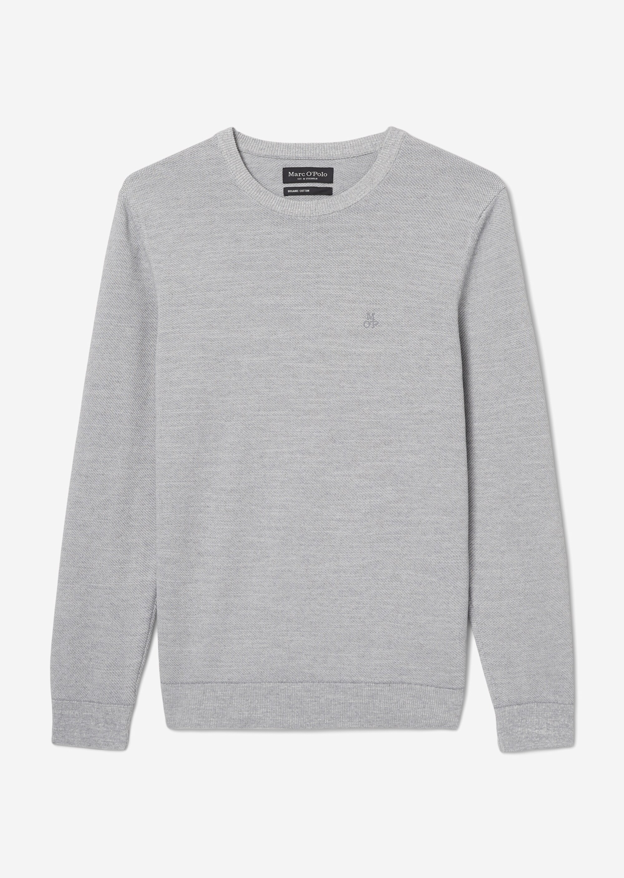 Pullover regular mit feiner Piqué-Struktur
